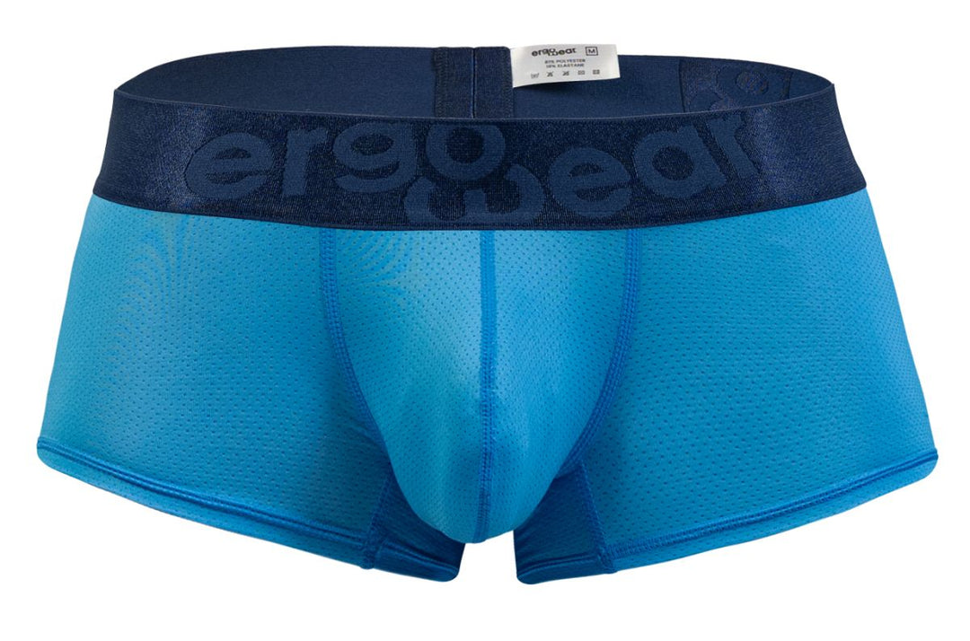 ErgoWear MAX BOLD SE Men's Trunk Underwear in River Blue – men's trunks