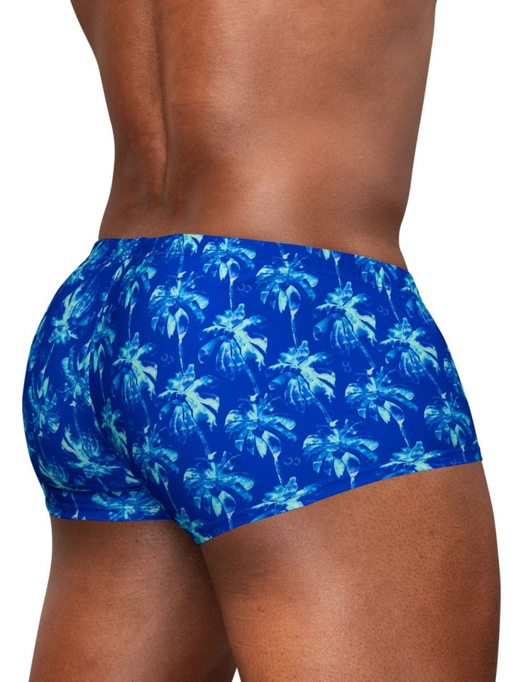 ErgoWear FEEL SW Men's Swim Brief in Royal Blue Palms – men's swimwear