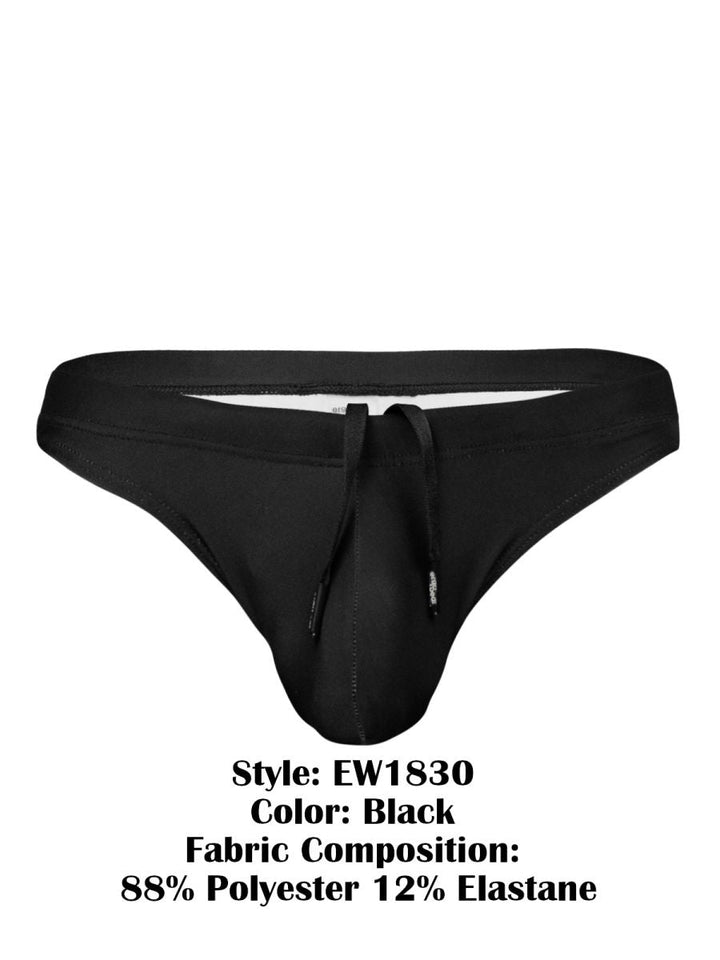 ErgoWear X4D SW Men's Swim Brief in Black – men's swimwear