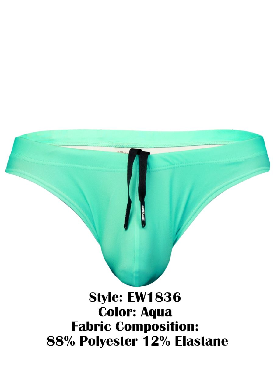 ErgoWear X4D SW Men's Swim Brief in Aqua – men's swimwear