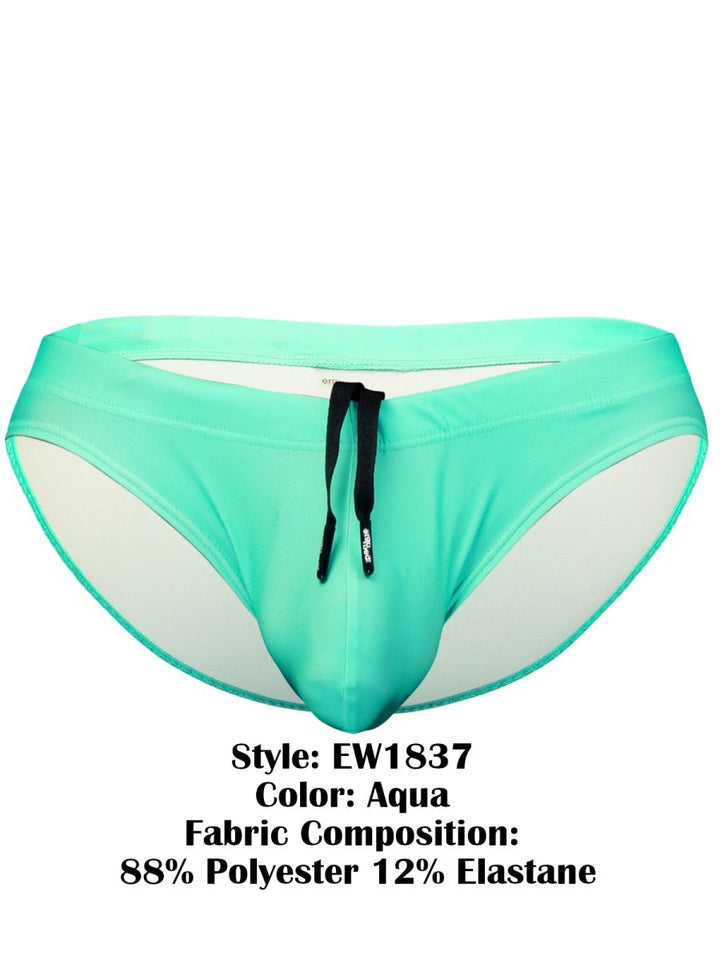ErgoWear X4D SW Men's Swim Brief in Aqua – men's swimwear