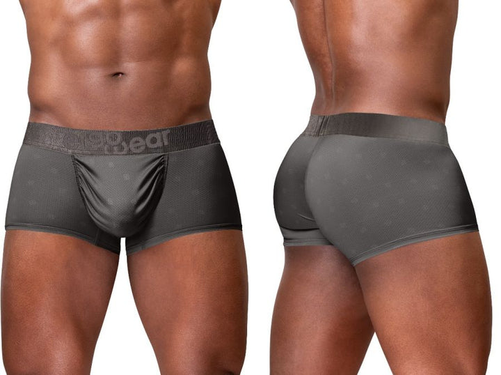 ErgoWear FEEL SE Sleek Breathable Trunks Men's Trunk Underwear in Dark Gray – men's trunks