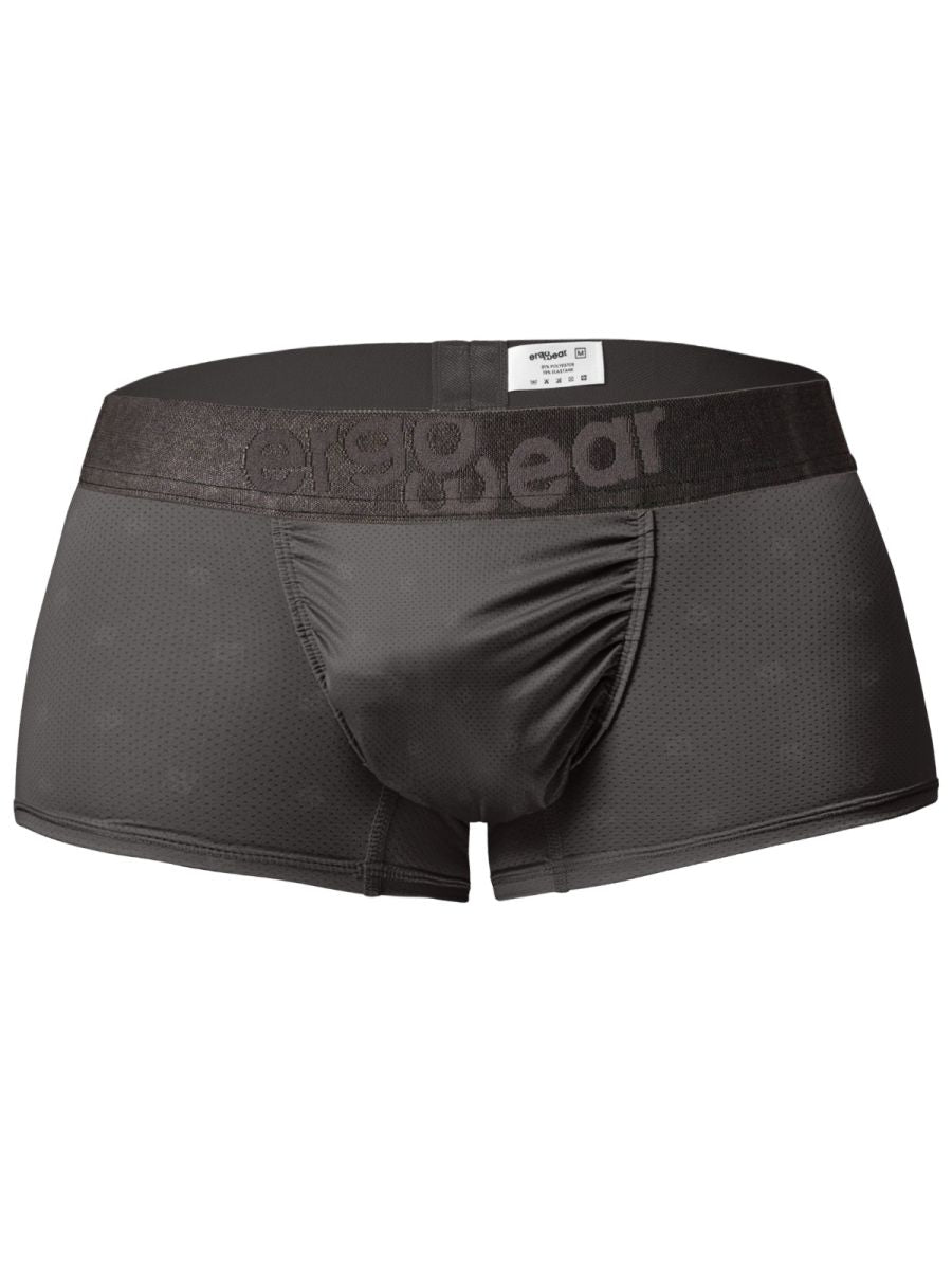 ErgoWear FEEL SE Sleek Breathable Trunks Men's Trunk Underwear in Dark Gray – men's trunks