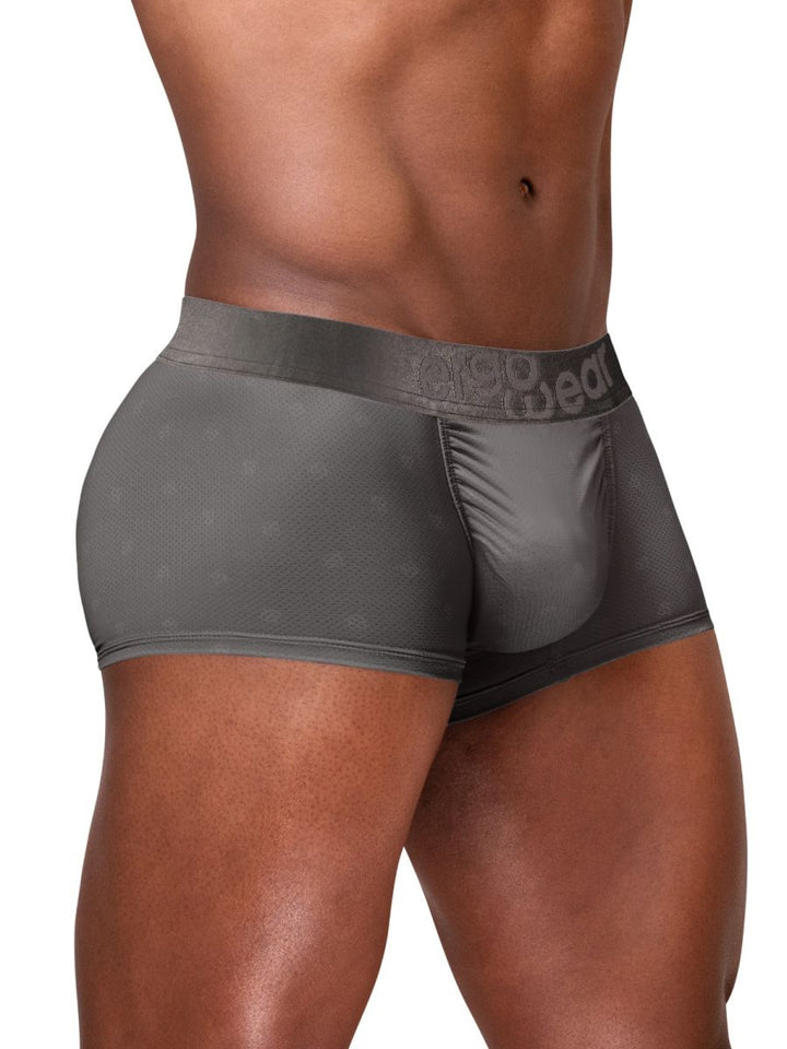 ErgoWear FEEL SE Sleek Breathable Trunks Men's Trunk Underwear in Dark Gray – men's trunks