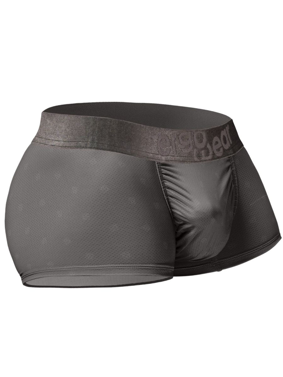 ErgoWear FEEL SE Sleek Breathable Trunks Men's Trunk Underwear in Dark Gray – men's trunks