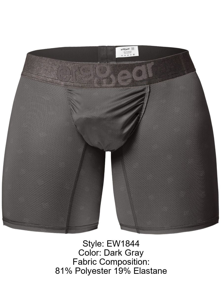 ErgoWear FEEL SE Boxer Briefs for Superior Support Men's Boxer Brief in Dark Gray – men's boxer briefs