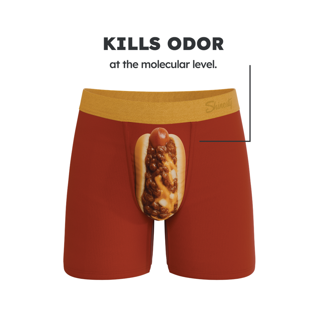Shinesty The Chili Willy: Chili Dog Fart Proof Ball Hammock® Pouch