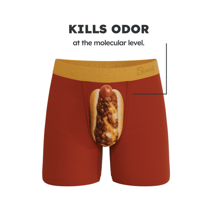 Shinesty The Chili Willy: Chili Dog Fart Proof Ball Hammock® Pouch
