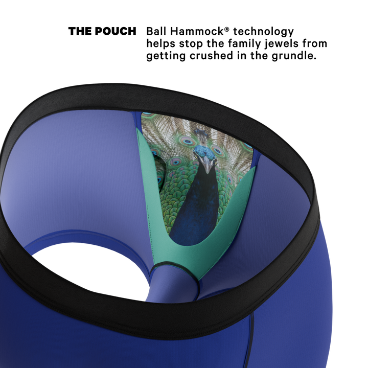 The Fancy Feather | Peacock Ball Hammock® Pouch Trunks Underwear