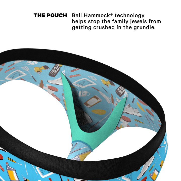 The Father Figures Ball Hammock® Pouch Briefs - Shinesty Dad Gear Underwear