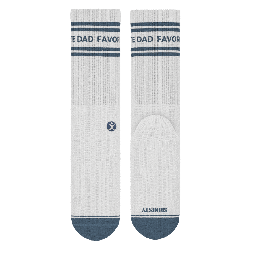 The Favorite Dad | Father's Day Heel Hammock™ Crew Socks