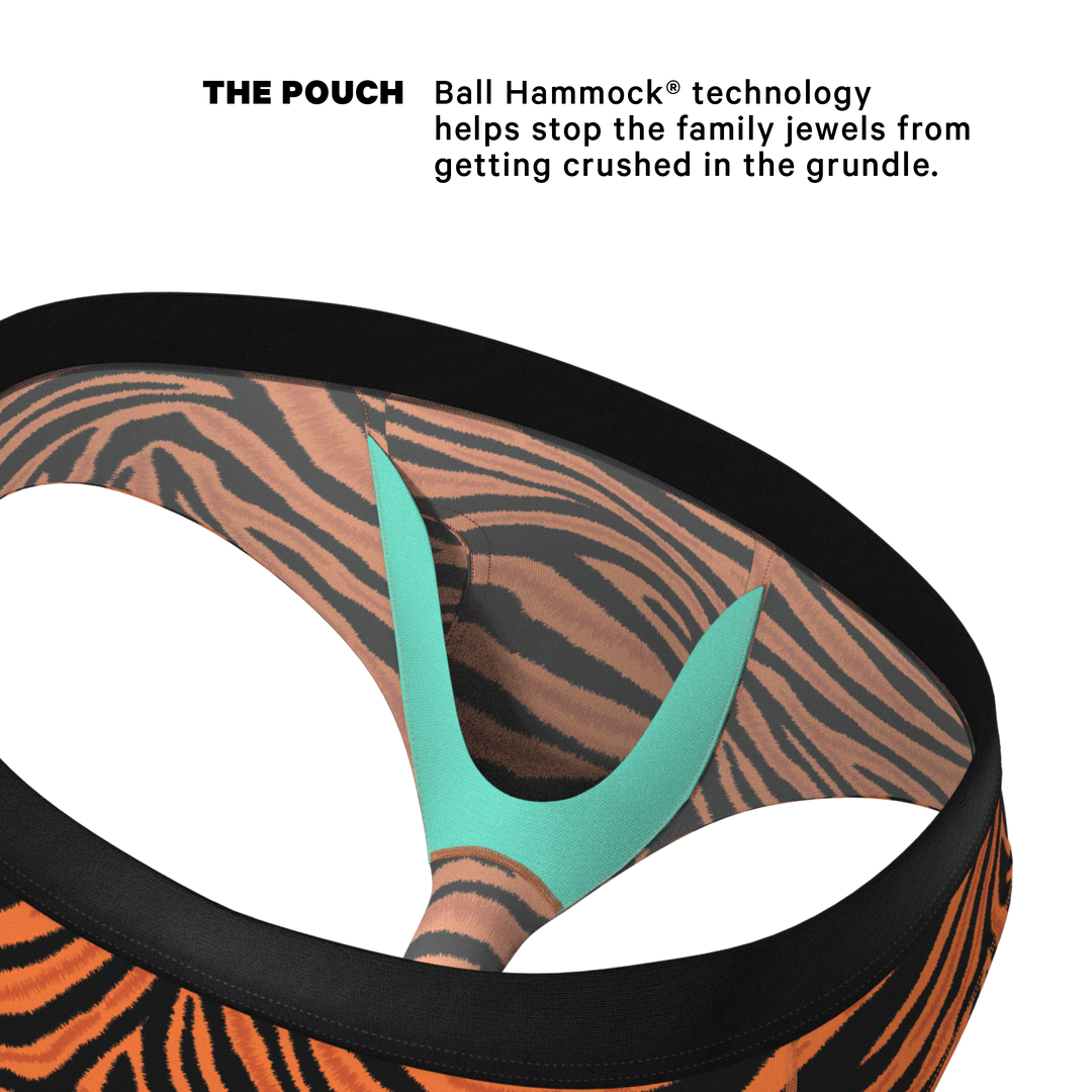 Shinesty "Feral Feline" Tiger Print Ball Hammock® Briefs