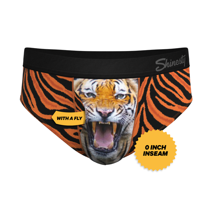 Shinesty "Feral Feline" Tiger Print Ball Hammock® Briefs