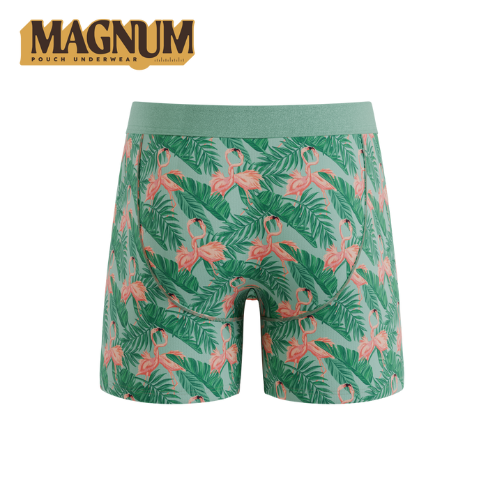 Shinesty The Flamboyance flamingo Ball Hammock Magnum Big Pouch – men's flamingo print big pouch boxer