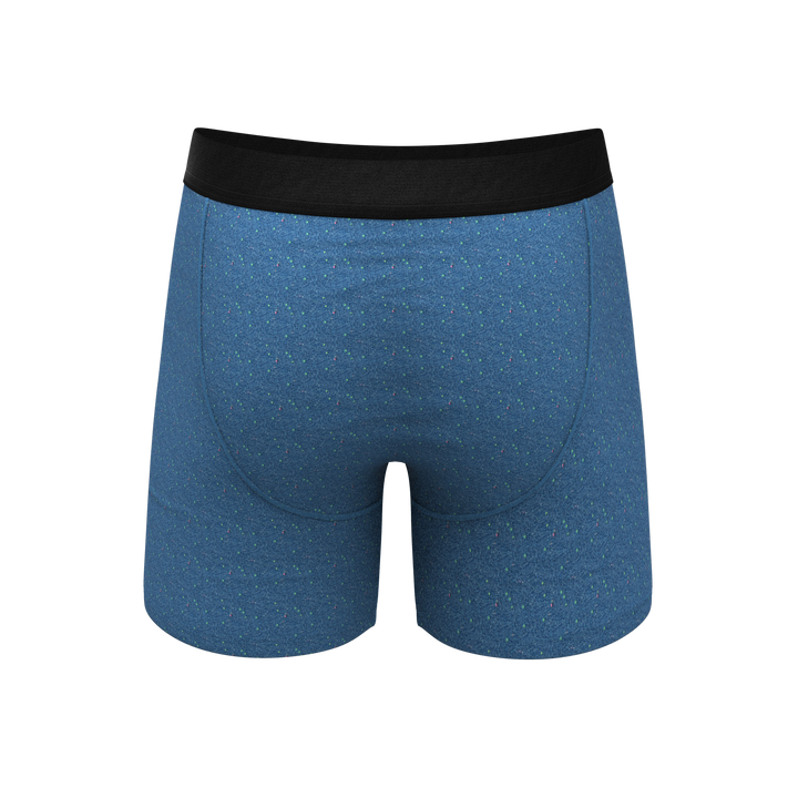 The Fleck Me Heather Blue Flecked Ball Hammock® Pouch Underwear | Everyday Comfort