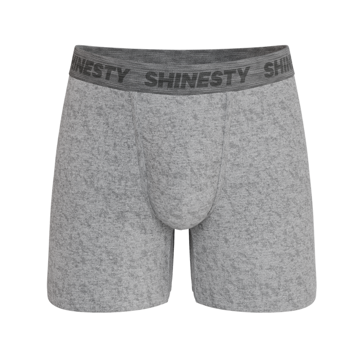 Shinesty The Flintstone heather grey black Ball Hammock pouch underwear – men's heather grey boxer briefs