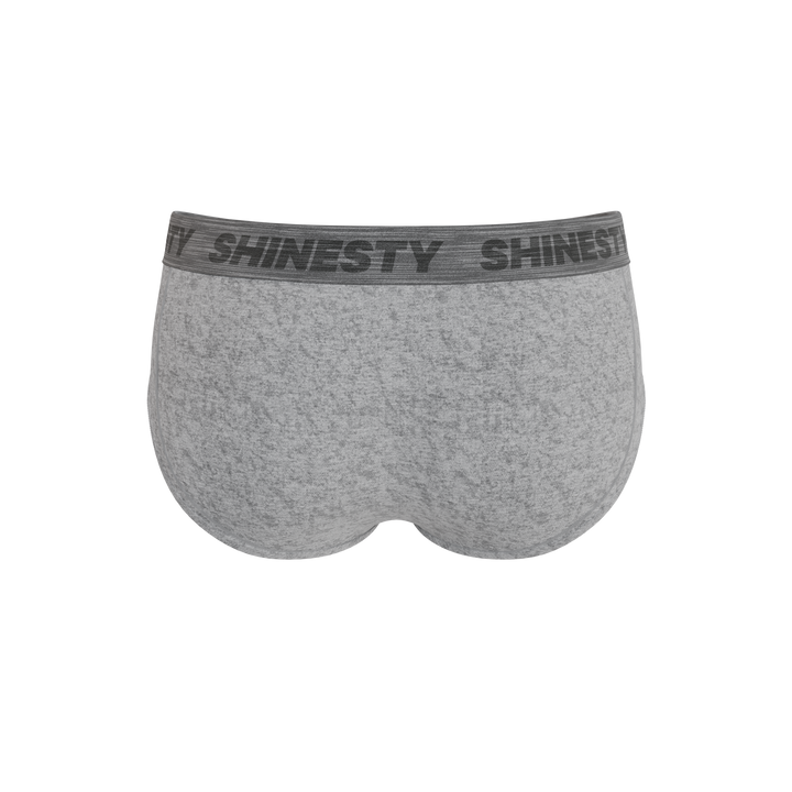 Shinesty The Flintstone heather grey black Ball Hammock pouch underwear briefs – men's heather grey brief