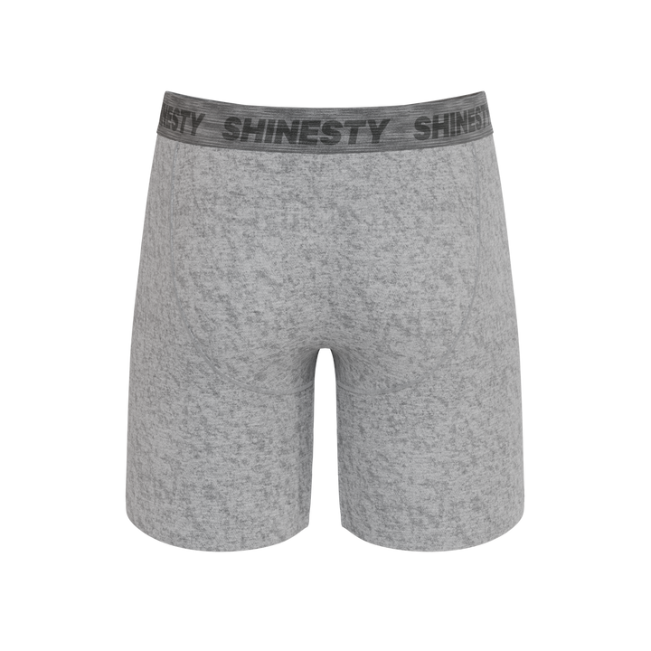 Shinesty The Flintstone heather grey black Ball Hammock long leg underwear with fly – grey long leg boxer