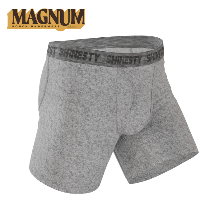 Shinesty The Flintstone heather grey black Ball Hammock Magnum Big Pouch – men's grey big pouch boxer