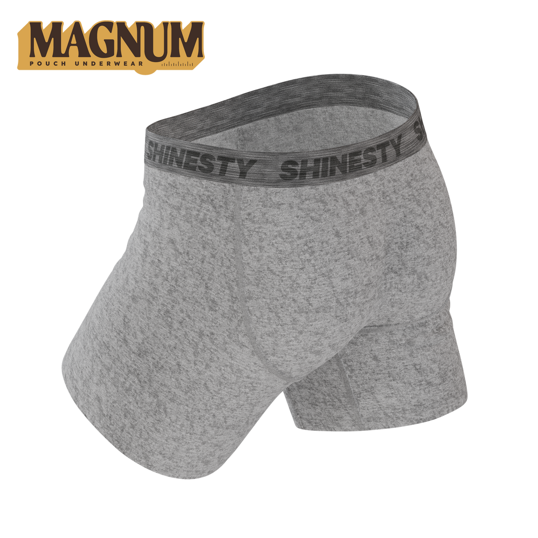 Shinesty The Flintstone heather grey black Ball Hammock Magnum Big Pouch – men's grey big pouch boxer