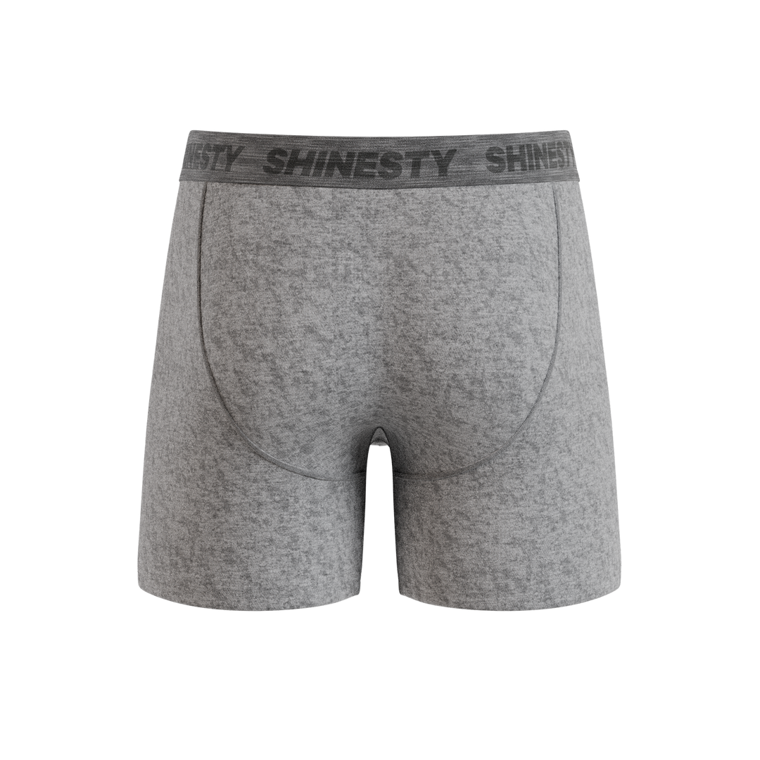Shinesty The Flintstone heather grey black Ball Hammock pouch underwear – men's heather grey boxer briefs