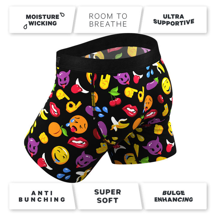 The Flirt | Emoji Ball Hammock® Pouch Underwear