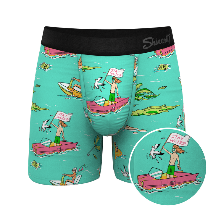 Shinesty "The Florida Man" Hurricane Scene Ball Hammock® Pouch Underwear