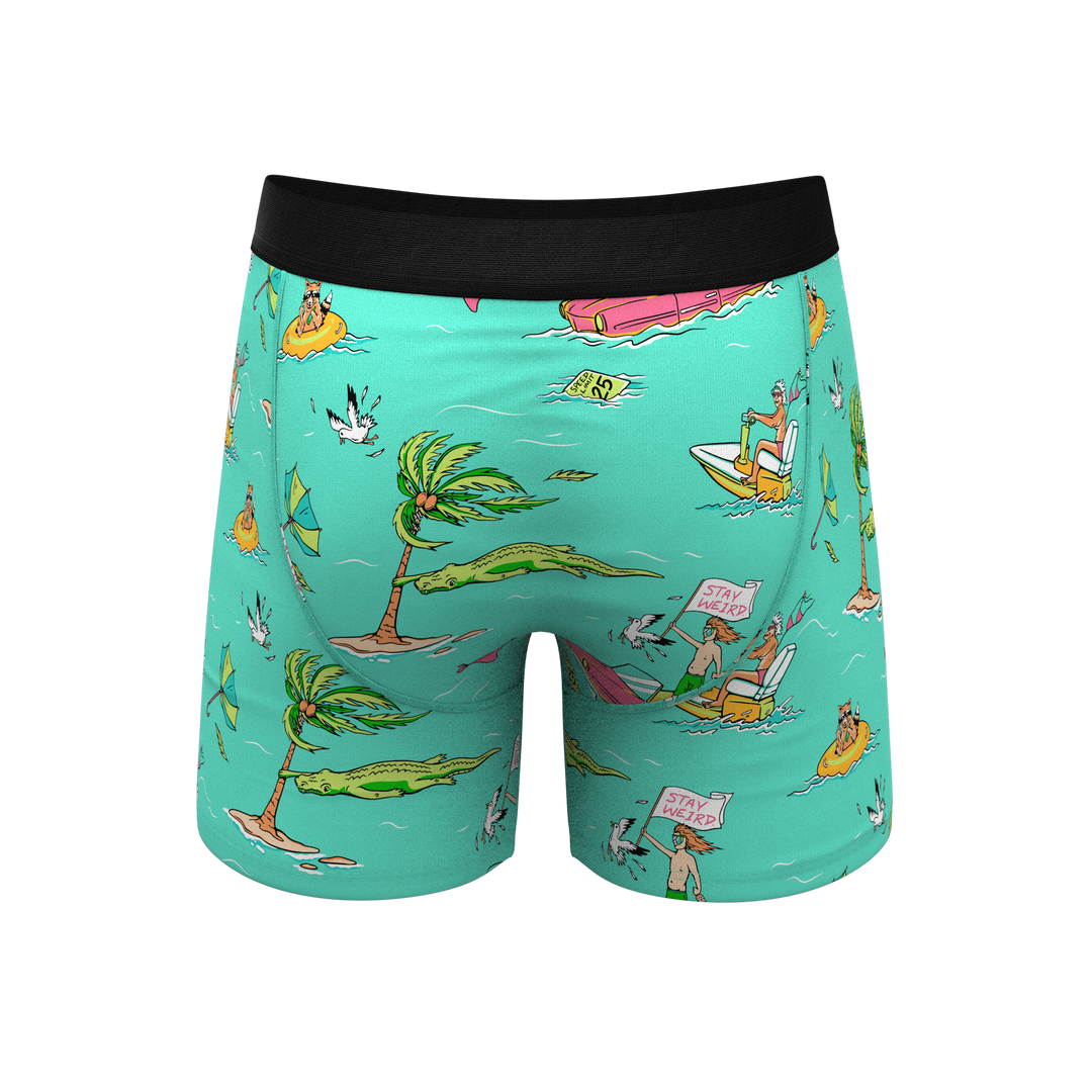 Shinesty "The Florida Man" Hurricane Scene Ball Hammock® Pouch Underwear