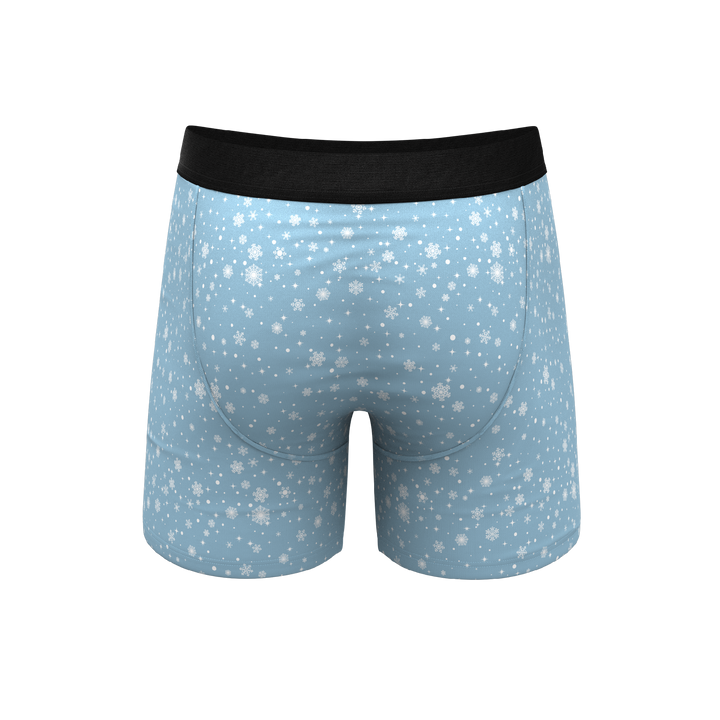 Shinesty "The Flurry Up" Snowman Ball Hammock® Pouch Boxer Briefs with Fly (Standard Length)