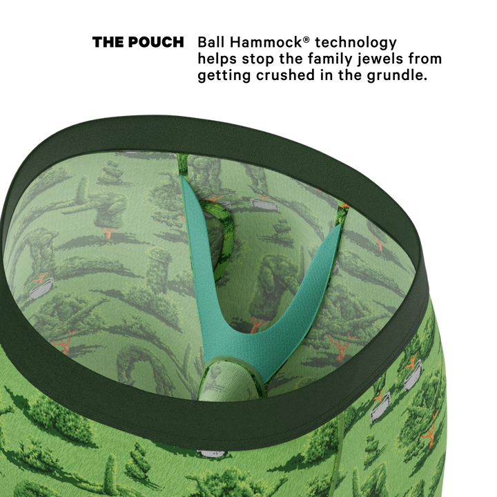 The Morning Woodwork Topiary Boxer Briefs - Funny Garden Pouch Underwear