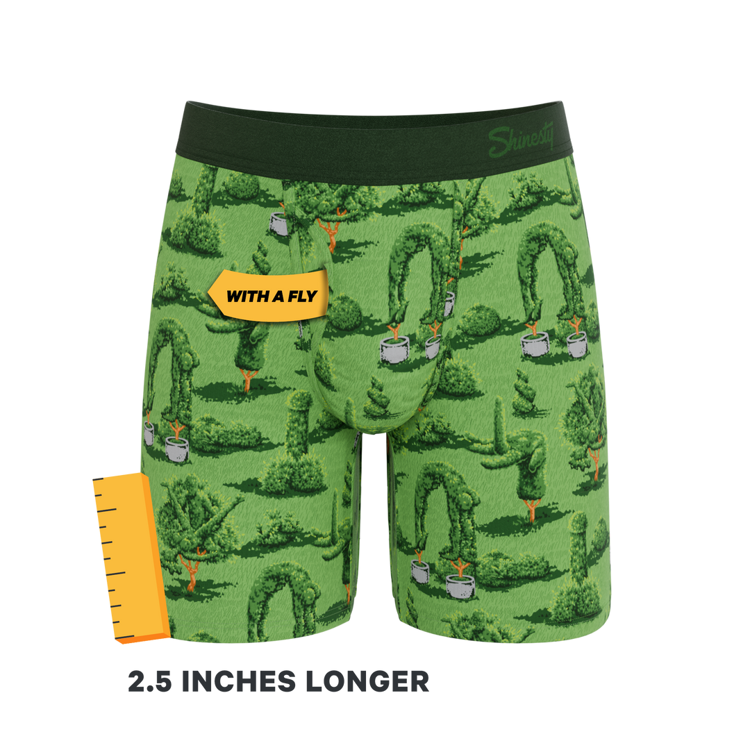The Morning Woodwork Topiary Boxer Briefs - Funny Garden Pouch Underwear