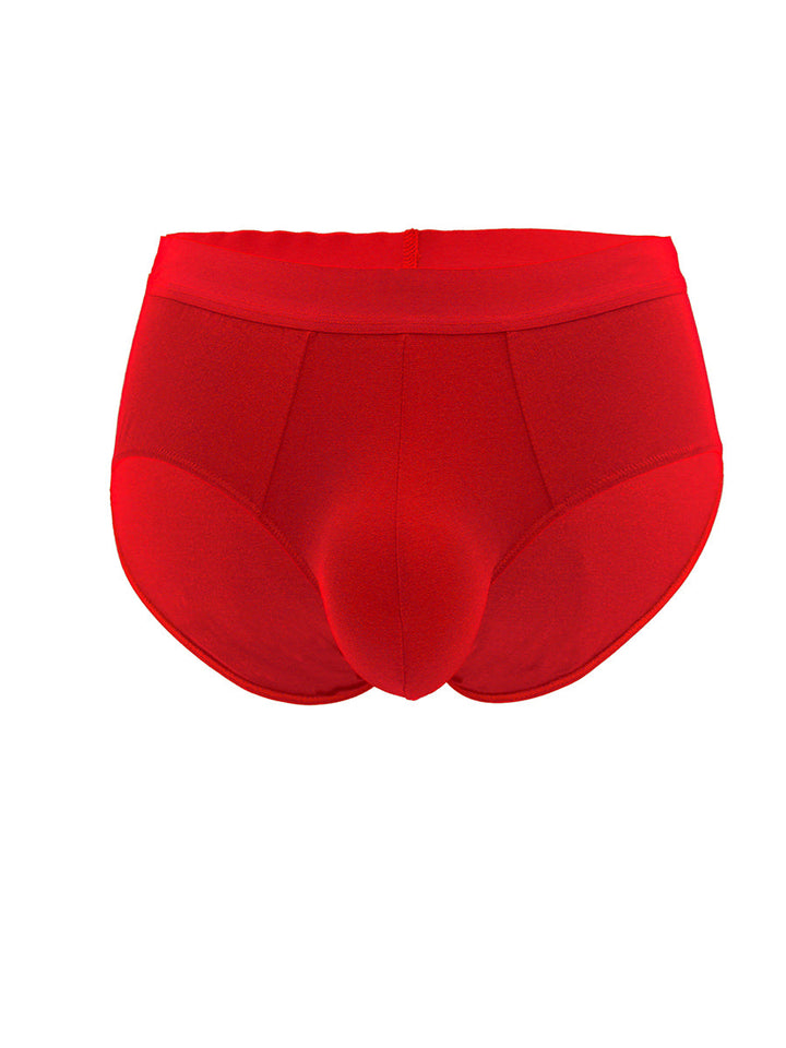 Body Aware Body Soft Classic Brief in red – men's ultra-soft modal underwear brief