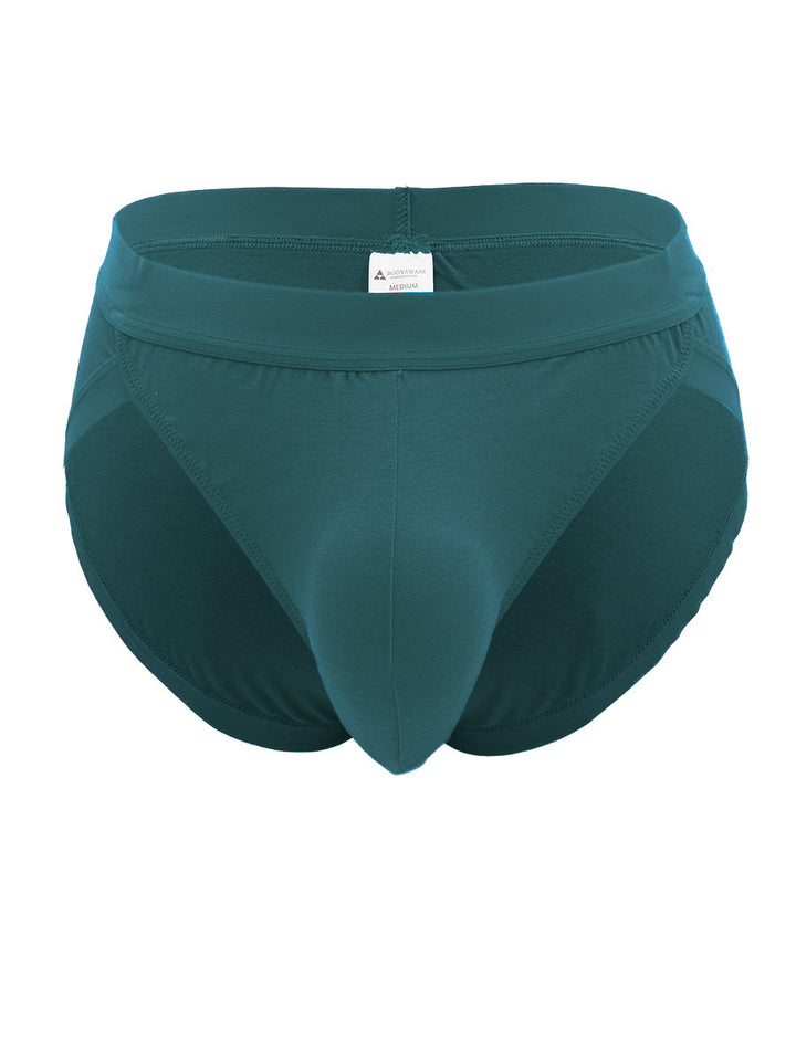 Body Aware Body Soft Vintage Brief in teal – men's high-cut modal underwear brief