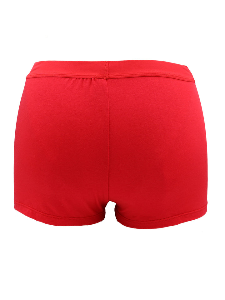 Body Aware Body Soft Trunk in red – men's ultra-soft modal tencel trunk underwear