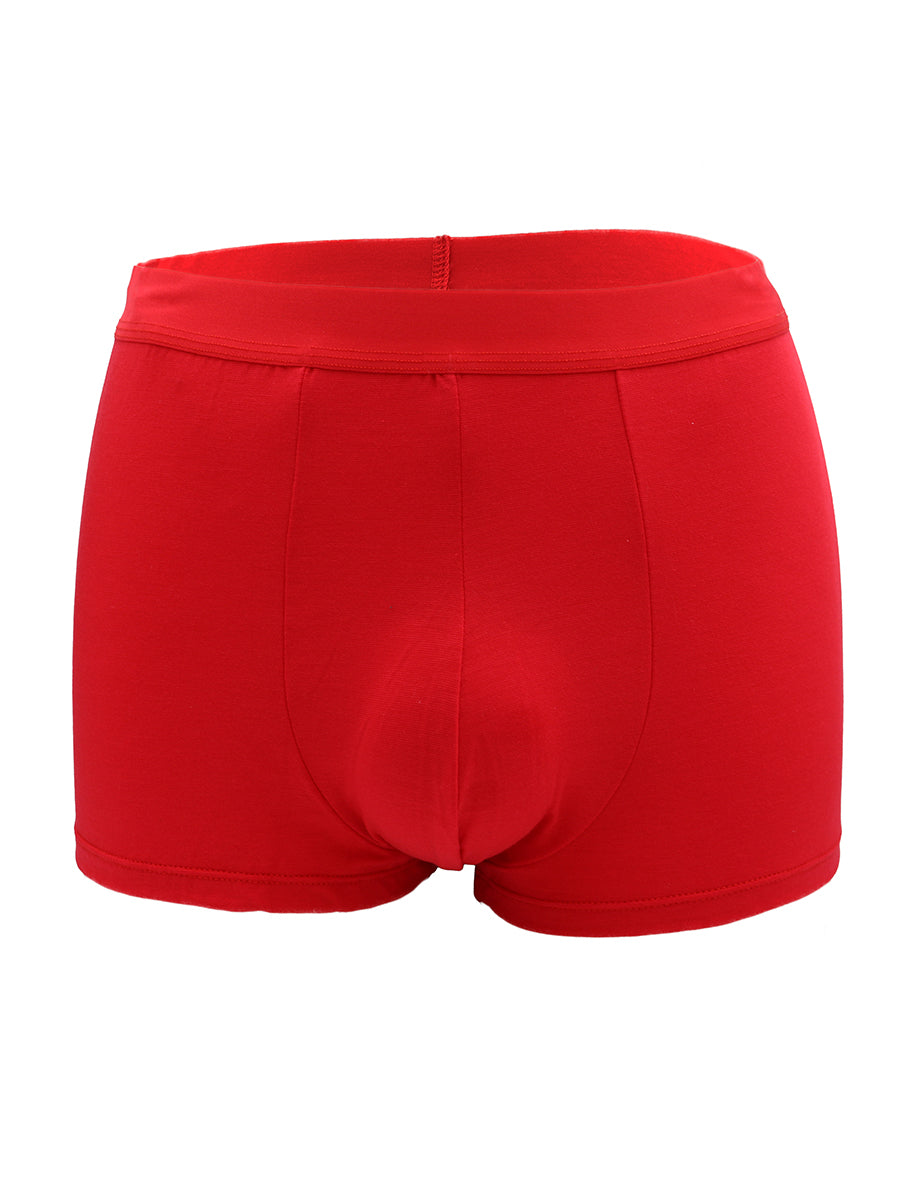 Body Aware Body Soft Trunk in red – men's ultra-soft modal tencel trunk underwear