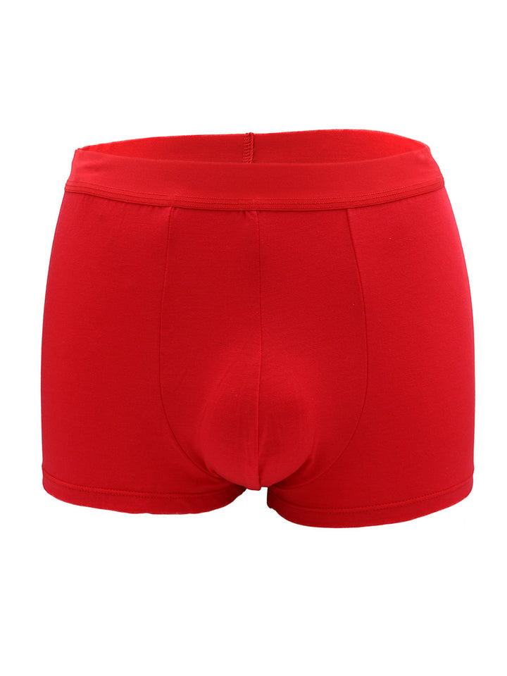 Body Aware Body Soft Trunk in red – men's ultra-soft modal tencel trunk underwear