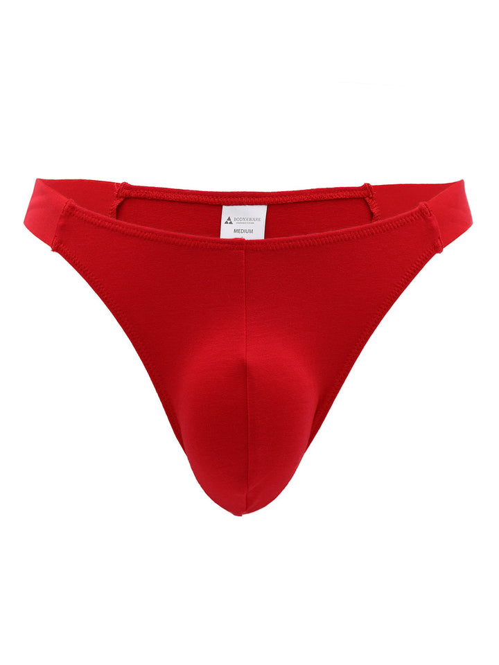 Body Aware Body Soft Thong in red – men's ultra-soft modal underwear thong
