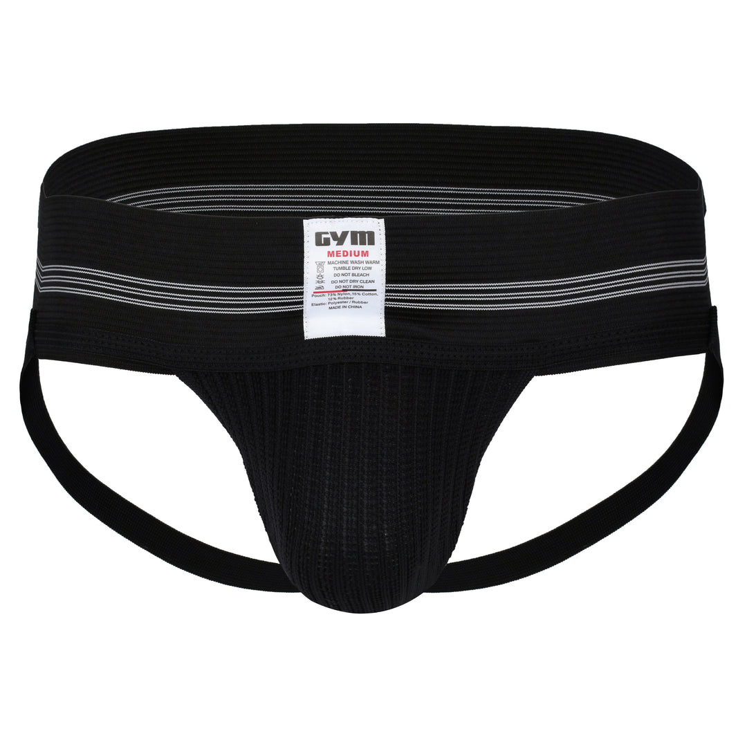 GYM Old School 2.0 Jockstrap | Classic 3" Wide Waistband Athletic Supporter