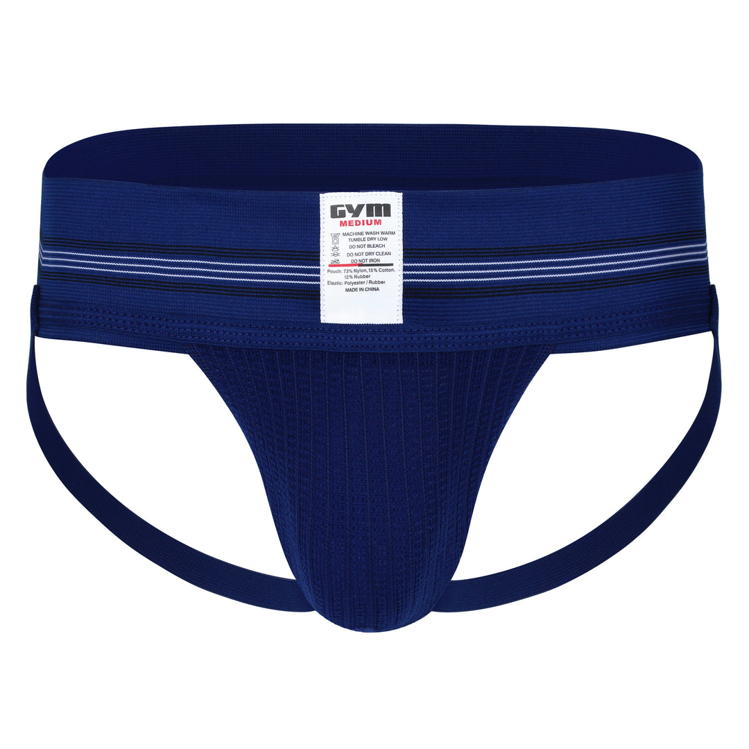 GYM Old School 2.0 Jockstrap - Men's Athletic Supporter with 3" Wide Waistband