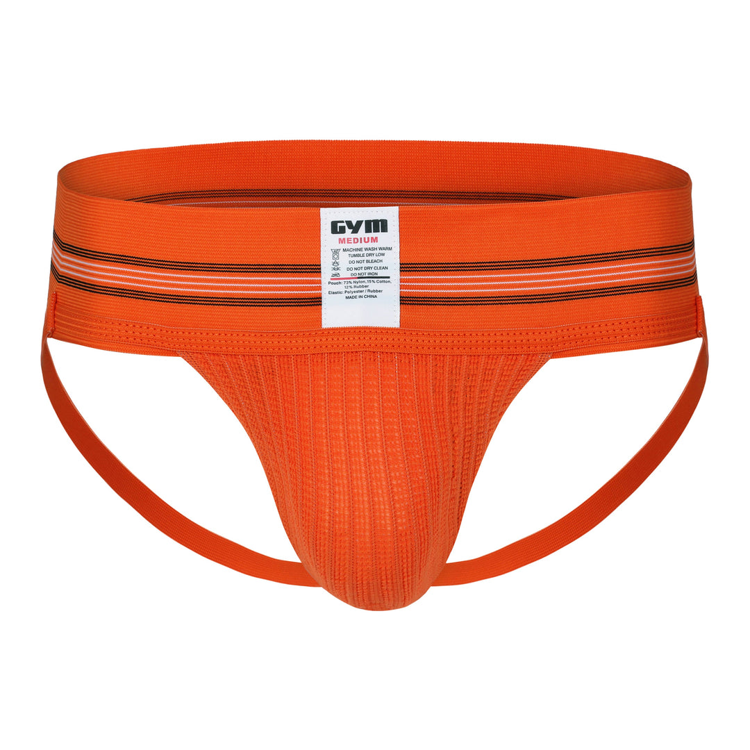 GYM Old School 2.0 Jockstrap - Men's Athletic Supporter with 3" Wide Waistband