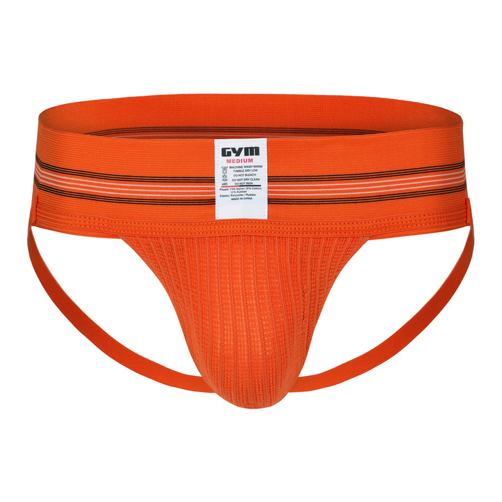 GYM Old School 2.0 Jockstrap - Men's Athletic Supporter with 3" Wide Waistband