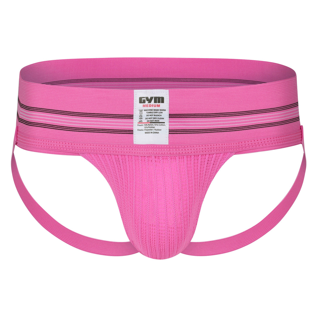 GYM Old School 2.0 Jockstrap - Men's Athletic Supporter with 3" Wide Waistband