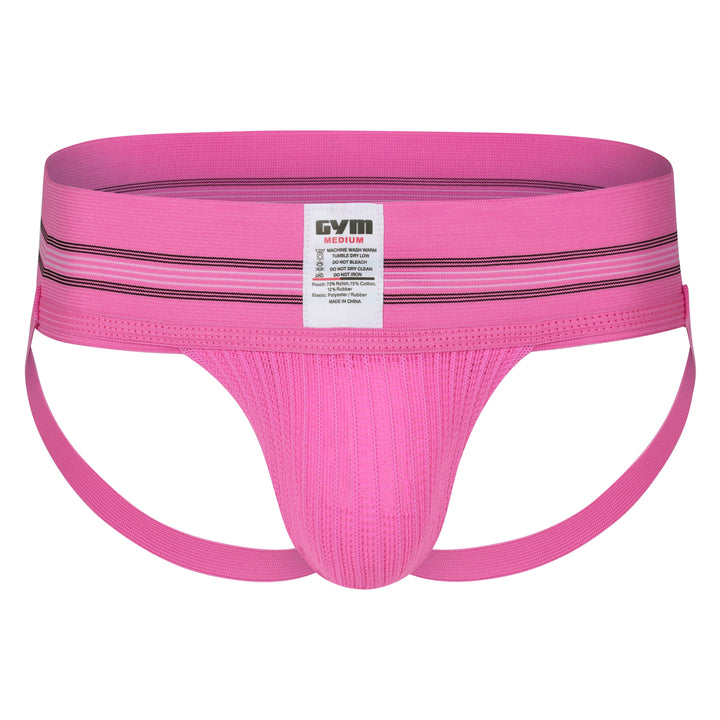 GYM Old School 2.0 Jockstrap - Men's Athletic Supporter with 3" Wide Waistband