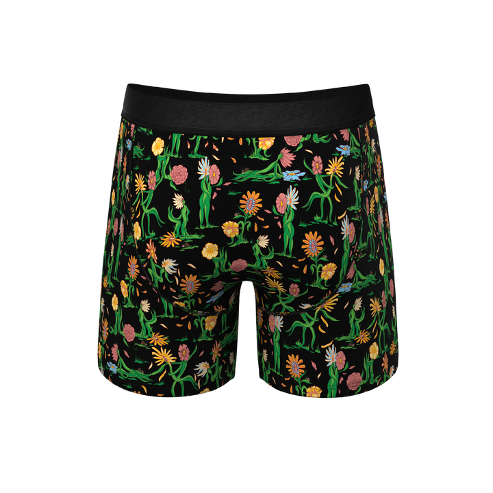 The Garden Of Breedin | Flower Print Ball Hammock® Pouch Underwear With Fly