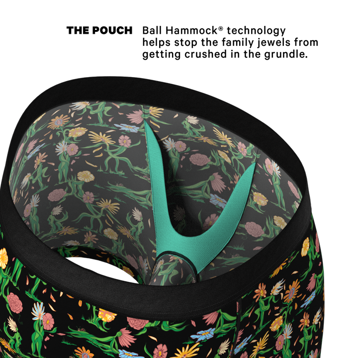 Shinesty "The Garden Of Breedin" Flower Print Ball Hammock® Pouch Underwear