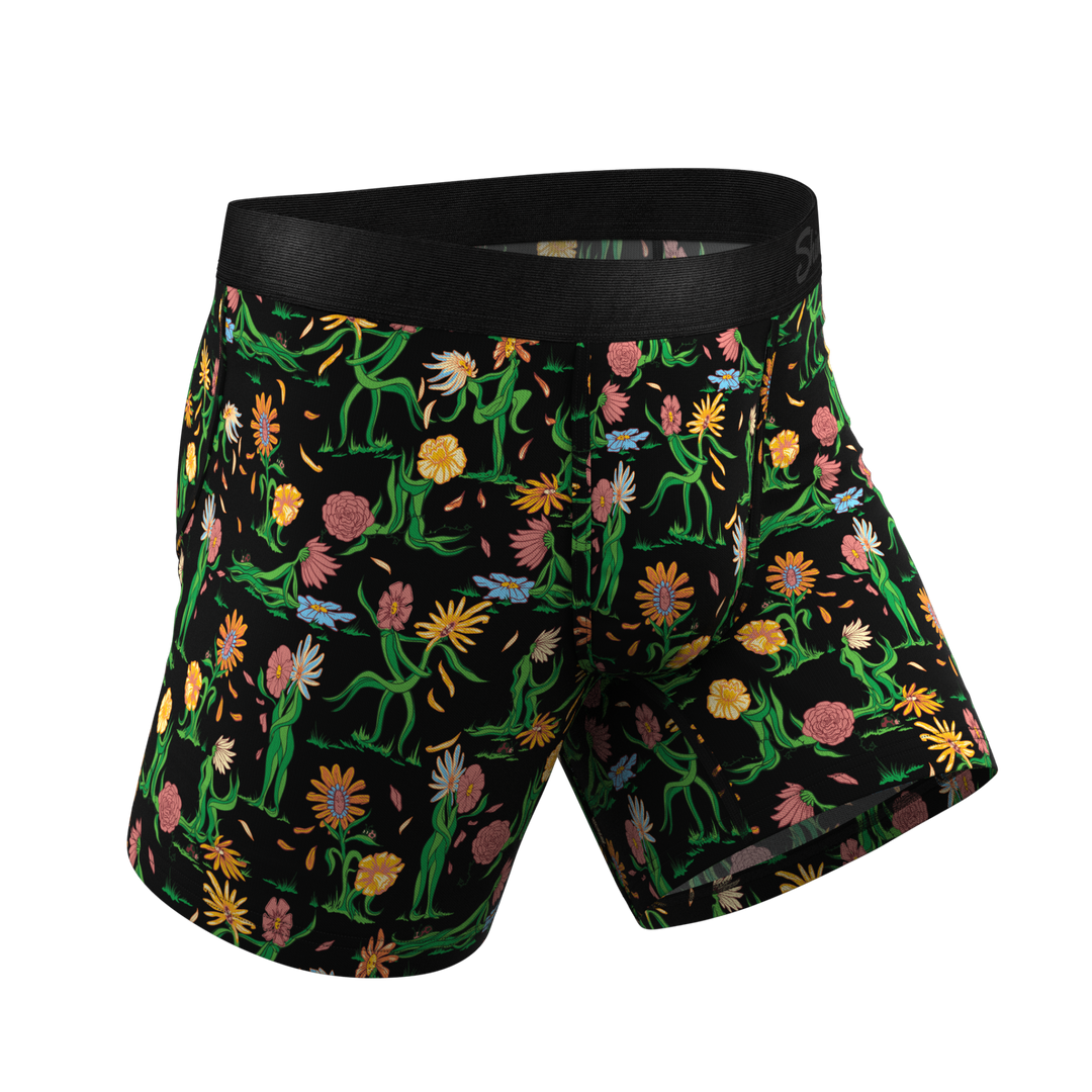 Shinesty "The Garden Of Breedin" Flower Print Ball Hammock® Pouch Underwear