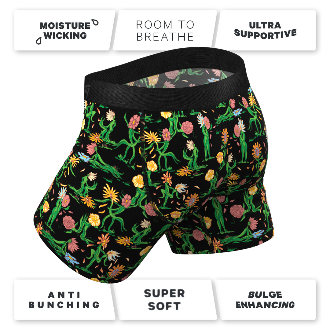 Shinesty "The Garden Of Breedin" Flower Print Ball Hammock® Pouch Underwear