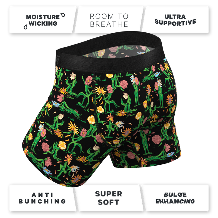 Shinesty "The Garden Of Breedin" Flower Print Ball Hammock® Pouch Underwear