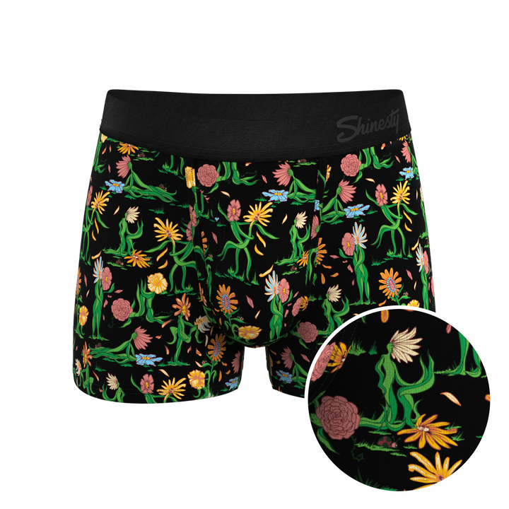 Shinesty "The Garden Of Breedin" Flower Print Ball Hammock® Pouch Trunks Underwear