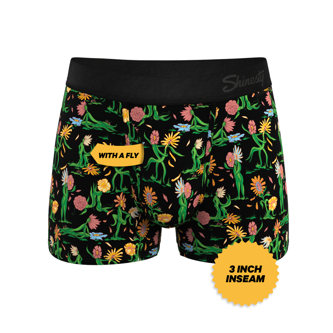 Shinesty "The Garden Of Breedin" Flower Print Ball Hammock® Pouch Trunks Underwear